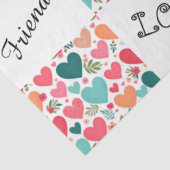 熱帯ハートと花バレンタインデー 薄葉紙 (詳細)