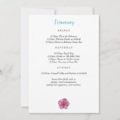 熱帯バチェロレッテとピナコラダ 招待状 (裏面)