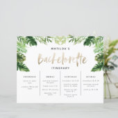 熱帯バチェロレッテの週末の日程 (スタンド正面)