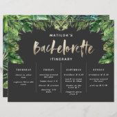 熱帯バチェロレッテの週末の日程 (正面/裏面)