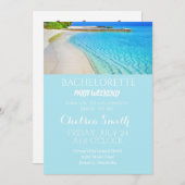 熱帯バチェロレッテビーチパーティーと旅程 招待状 (正面/裏面)