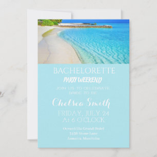 熱帯バチェロレッテビーチパーティーと旅程 招待状