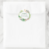 熱帯バチェロレッテビーチパーティー週末 ラウンドシール (バッグ)