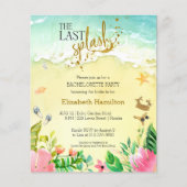 熱帯バチェロレッテ予算招待状 (正面)