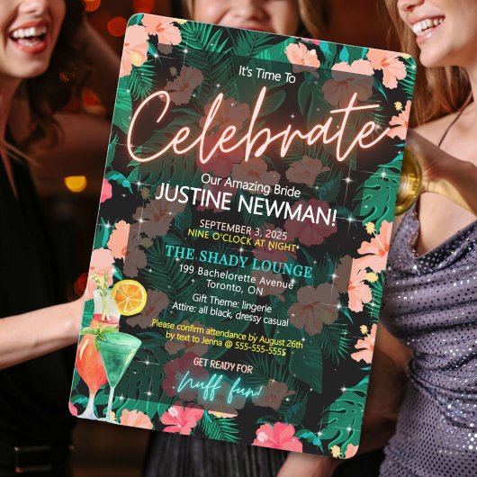 熱帯バチェロレッテ招待状 招待状