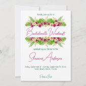 熱帯バチェロレッテ招待状 招待状 (正面)