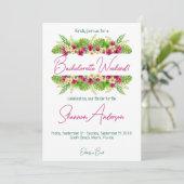 熱帯バチェロレッテ招待状 招待状 (スタンド正面)