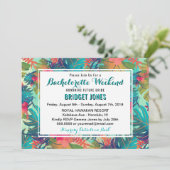 熱帯バチェロレッテ週末予定招待状 招待状 (スタンド正面)