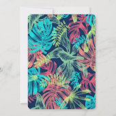 熱帯バチェロレッテ週末招待状 招待状 (裏面)