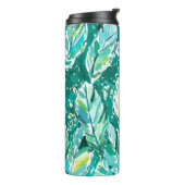 熱帯バナナの葉のジャングルの緑 タンブラー (回転左)
