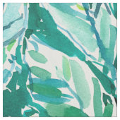 熱帯バナナの葉のジャングルの緑 ファブリック (クローズアップ)