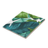 熱帯バナナはユニークなパターンを去ります タイル (側面)