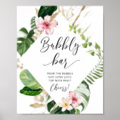 熱帯バブリーバーブライダルシャワー徴候 ポスター (正面)