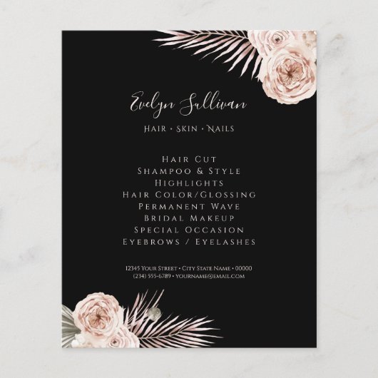 熱帯バラのチラシ チラシ (正面)