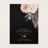 熱帯バラのネックレスディスプレイカード (裏面)