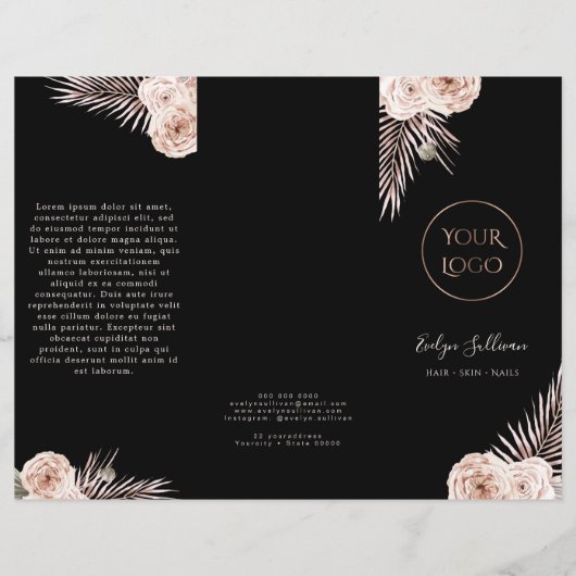 熱帯バラパンフレット (正面)