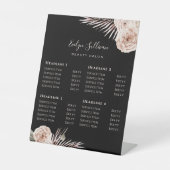 熱帯バラブラックプライスリスト台座看板 台座サイン (正面)