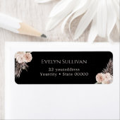 熱帯バラ差出人住所ラベル ラベル (インサイチュ)