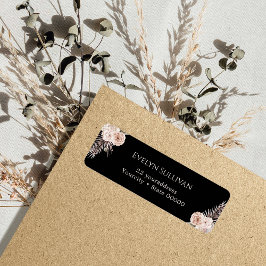 熱帯バラ差出人住所ラベル ラベル