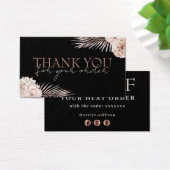 熱帯バラ感謝してい割引カード (デスク)