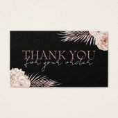 熱帯バラ感謝してい割引カード (正面)