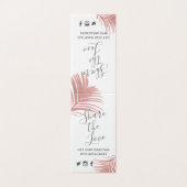 熱帯バラ金ゴールドピンクパームハッシュタグミニシンボルや象徴 (外部フラット)