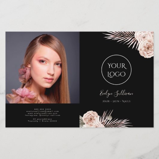 熱帯バラ2折パンフレット (正面)