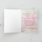 熱帯バンダの蘭のバースデー・カード カード (内部)