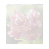 熱帯バンダの蘭の集り ノートパッド (正面)