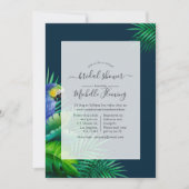 熱帯バーチャルシャワー招待状 招待状 (正面)