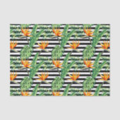 熱帯バードオブパラダイスストライプ 薄葉紙 (正面)