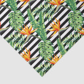 熱帯バードオブパラダイスストライプ 薄葉紙 (詳細)