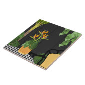 熱帯バードオブパラダイステーブルセンターピース タイル (側面)