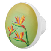 熱帯バードオブパラダイスフローラ花 セラミックノブ (右)