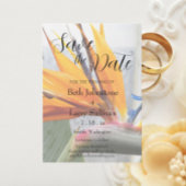 熱帯バードオブパラダイス結婚フローラ セーブザデート