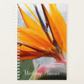 熱帯バードオブパラダイス結婚フローラ プランナー手帳 (正面)