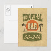 熱帯バー ポストカード (正面/裏面)