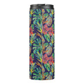 熱帯パイナップルのハイビスカスパターン タンブラー (裏面)