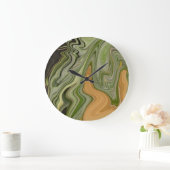 熱帯パイナップルの夏 ラージ壁時計 (ホーム)