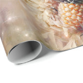 熱帯パイナップルの花 ラッピングペーパー (ロールコーナー)