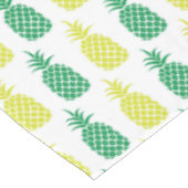 熱帯パイナップルイエローグリーンハワイアン果実 テーブルクロス (アングル)