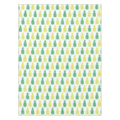 熱帯パイナップルイエローグリーンハワイアン果実 テーブルクロス (正面)