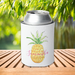 熱帯パイナップルカスタム水色 缶クーラー