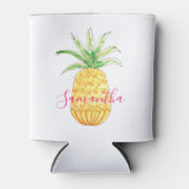 熱帯パイナップルカスタム水色 缶クーラー (正面)