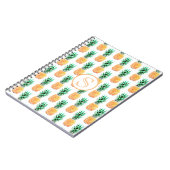 熱帯パイナップルスパイラルフォトノートブック ノートブック (左側)