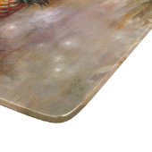 熱帯パイナップルスパークルブライダルシャワー カッティングボード (角)