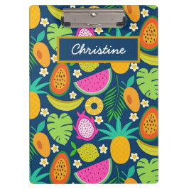 熱帯パイナップルバナナスイカ クリップボード