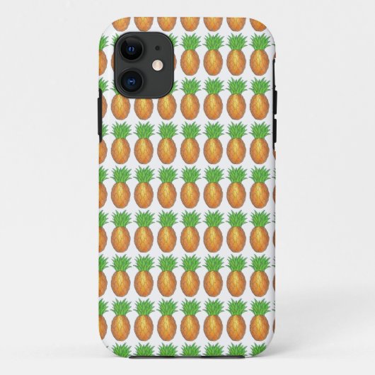 熱帯パイナップルパイナップル携帯電話ケース Case-Mate iPhoneケース (裏面)