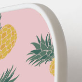 熱帯パイナップルパターン ピックルボールラケット (左詳細)