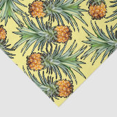 熱帯パイナップルパターン（黄色） 薄葉紙 (詳細)
